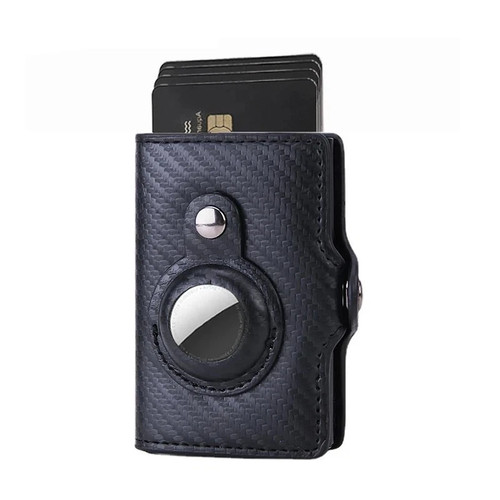 Leather airtag wallet - airtag, card