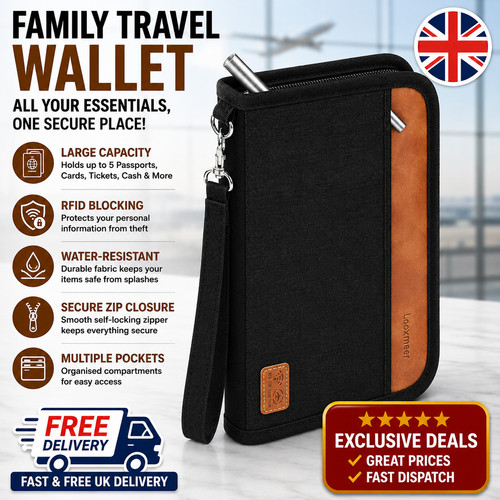 Family travel wallet rfid - travel,