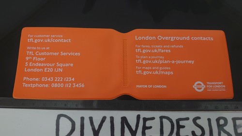 London overground oyster - overground, card