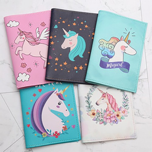 Rainbow unicorn cute passport - unicorn,
