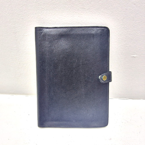 Vintage black leather - leather, travel