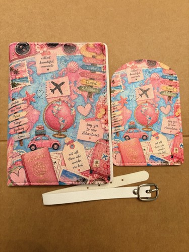 Passport cover with luggage - with,