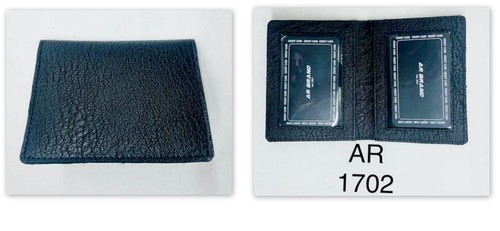 Real leather travel card - real,