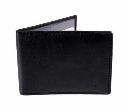 Leather travel card - leather, holder