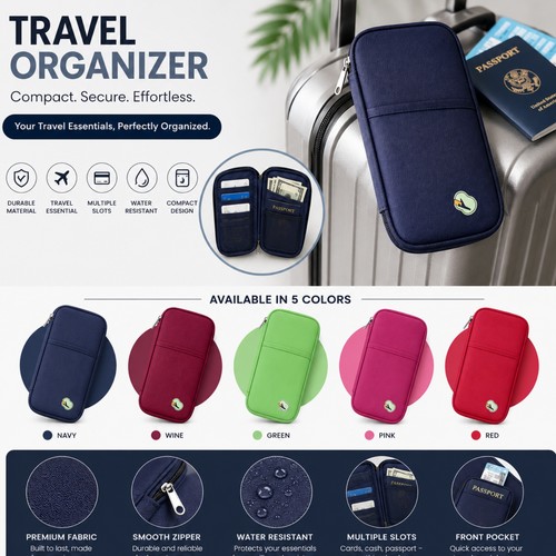 Travel organiser passport - travel,