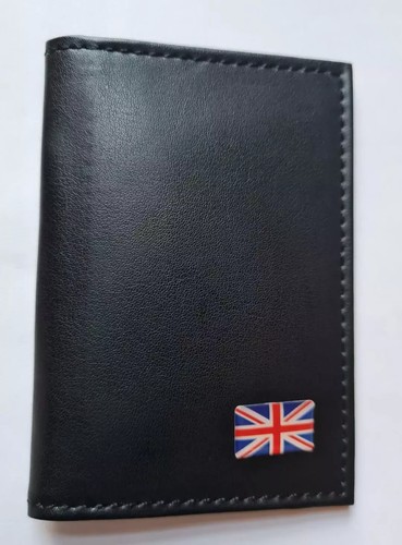 Faux leather travel card - faux,