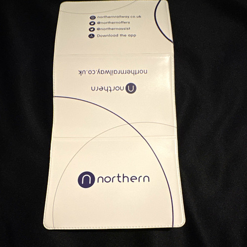 Northern trains ticket - trains, holder