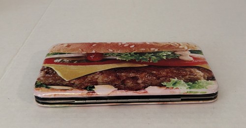 Novelty cheeseburger wallet - cheeseburger,