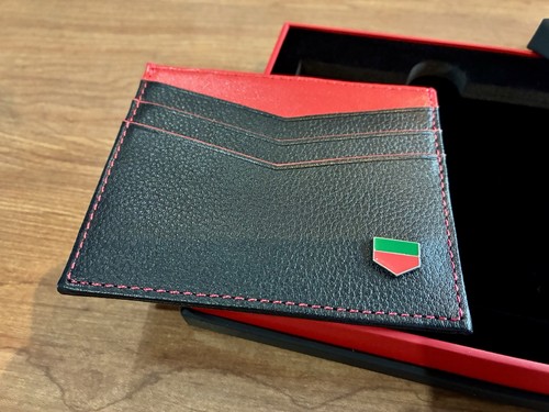 Tag heuer leather wallet - wallet, card