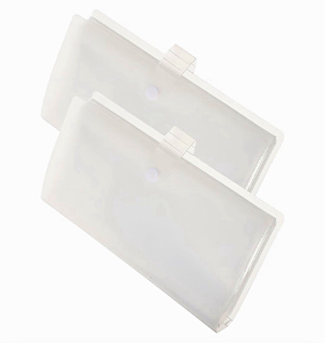 Clear transparent pvc - 2x,