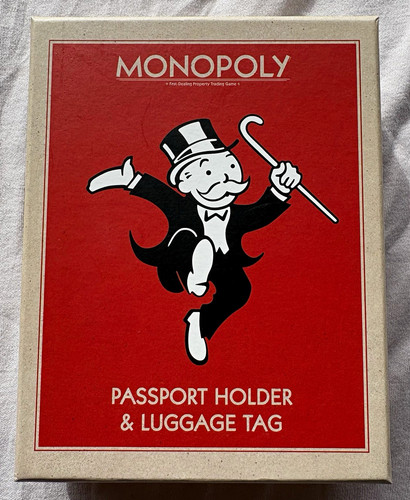 Monopoly faux leather travel - monopoly,