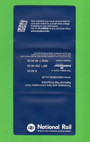 National rail ticket wallet - national,